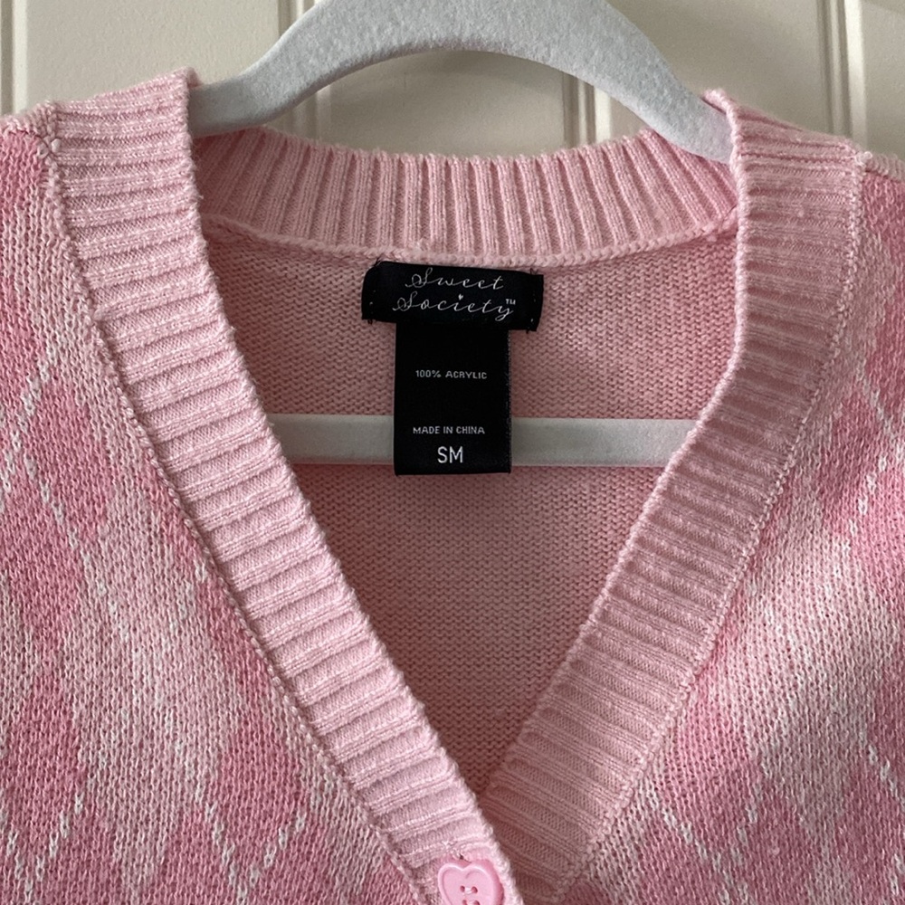 Pink Sweater Shirt - Picture 3 of 4